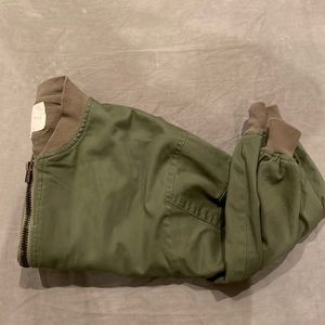 Copper Key Cropped Bomber Jacket